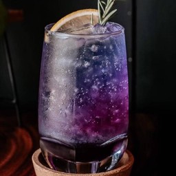 บลูเบอรี่อิตาเลี่ยนโซดาแก้วถัง