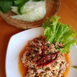 ลาบหมูสุก