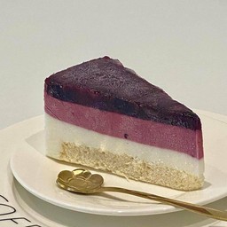 บลูเบอร์รี่โยเกิร์ตมูสเค้ก