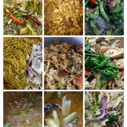 กับข้าว 2 อย่าง  พร้อมข้าว แบบสุ่ม