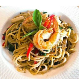 สปาเกตตี ผัดขี้เมา ทะเล