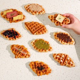 Waffsant-Croffle เดอะมาร์เก็ต เนินพลับหวาน
