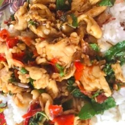 กระเพราไก่