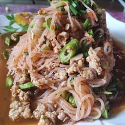 ผัดไทมันกุ้ง