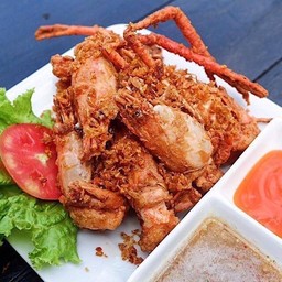 กุ้งทอดกระเทียม