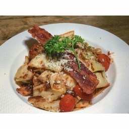 สปาเกตตี ซอสเกาหลีชีสซ่า