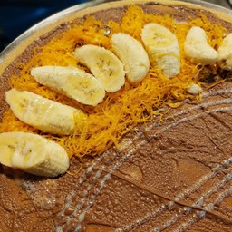 ฝอยทอง กล้วยนูเทลล่าเครป