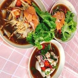 มากินยำ ข้าว สลัด ตำนัวนัว ท่าศาลา 18