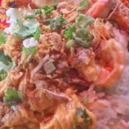 ข้าวไข่ข้น กุ้ง