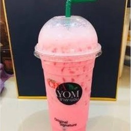 สตอเบอรี่นมสดเย็น