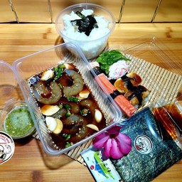 กุ้งดองเกาหลี & ซูชิ ครบชุด โปร