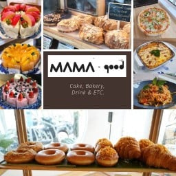 MaMa by Good Cafe เค้ก ครัวซองต์ โดนัท กาแฟ เครื่องดื่มและอาหาร
