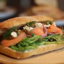 Smoked Salmon Ciabatta