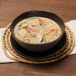ปลาร้าต้มกะทิไก่บ้าน