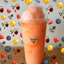 ลิ้นจี่สตอเบอรี่โซดาปั่น