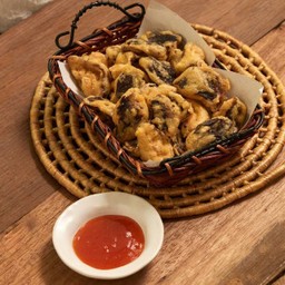 เห็ดหอมสดทอด