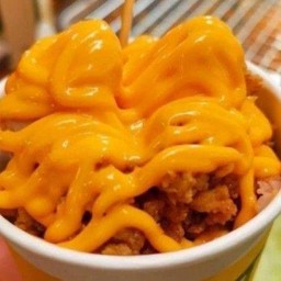 ไก่เกาหลีรสกระเทียม(ราดชีส)กล่องไซส์M