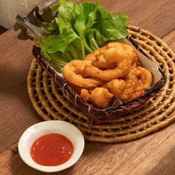 กุ้งชุบแป้งทอด