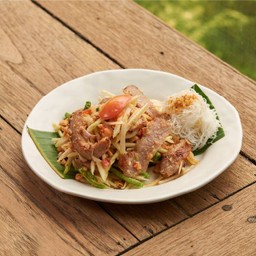 ตำคอหมูย่าง