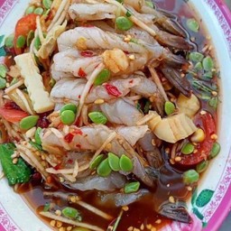 ตำกุ้งสด