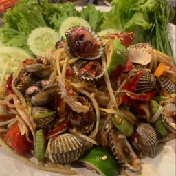 ตำหอยแครง