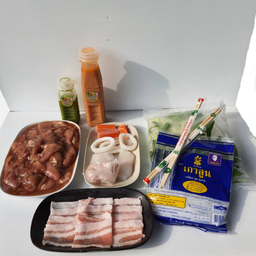 หมูกะทะชุดเร่ิมต้น(ปักธงชัย)
