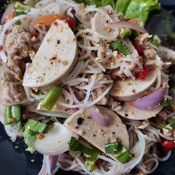 ขนมจีนลาบหมูยอ