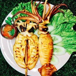 หมึกย่างขี้เมา ซอยลับแล