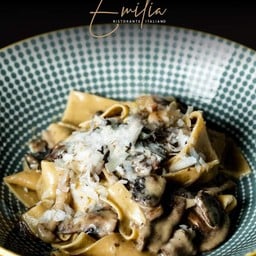 PAPPARDELLE CON FUNGHI