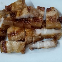 หมูสามชั้นย่าง จิ้มแจ่ว