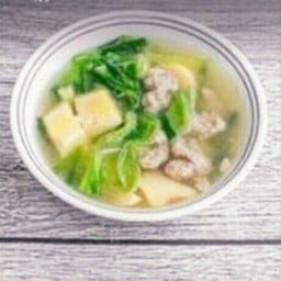 ต้มจืดเต้าหู้ไก่สับ