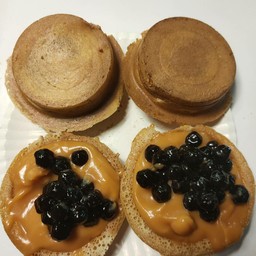 โอปันยากิไส้ชาไทย+ไข่มุก式奶+珍珠餡