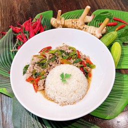 ข้าวกระเพราหมูสับ