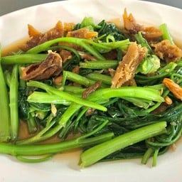 ผักบุ้งไก่กรอบ