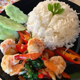 กะเพรากุ้ง