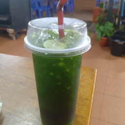 ชาเขียวออมะนาวเย็น