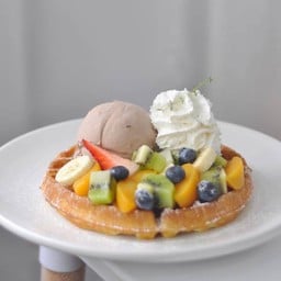 Waffle Set Mixed Fruit