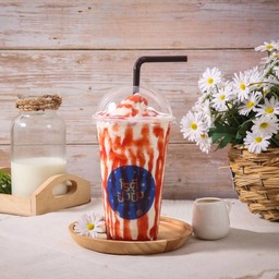 นมปั่นสตอเบอร์รี่ ขนาด 22 Oz.