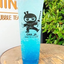 บลูเลม่อนโซดา(แก้วยีราฟ)