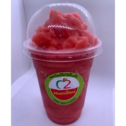 แตงโมแดงปั่นไร้น้ำแข็ง ไร้น้ำเชื่อม (มณฑาทิพย์)