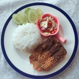 ครัวนับดาว ข้าวหมูย่าง/ข้าวปลาแกะ สาขาตลาดไนท์