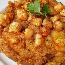 ข้าวไข่เจียวกุ้งสับ