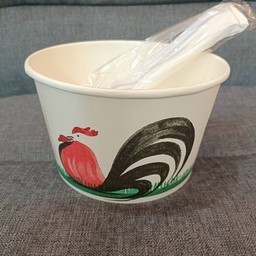 เซ็ต ถ้วยกระดาษ+ช้อนส้อม