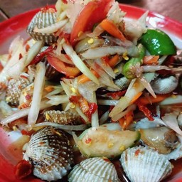 ตำหอยแครง