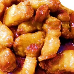 ข้าวหมูกรอบหวาน