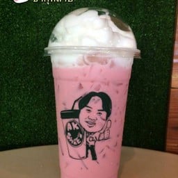 ชากุหลาบนม เย็น