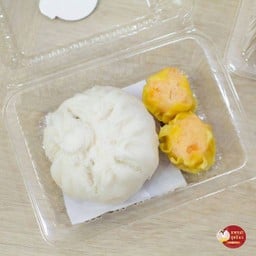 ซาลาเปาไส้หมูสับ+ขนมจีบกุ้ง