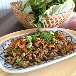 ลาบปลายี่สก(สุก)