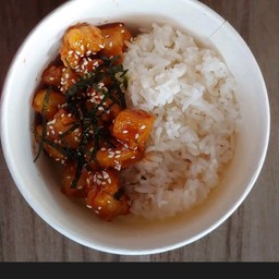 ข้าวไก่ป๊อปซอสเกาหลี