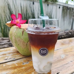 เอสเพรสโซ่มะพร้่าวน้ำหอมสดๆ จากต้น